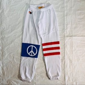 🆕🇺🇸 Aviator Nation Rare, Hard to Find Peace Warrior Sweatpants - Women’s XS